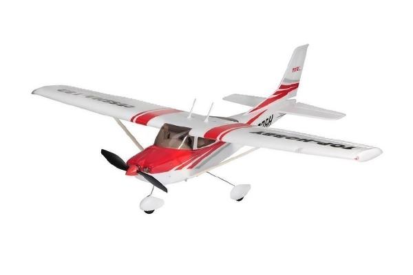 Радиоуправляемый самолет Top RC Cessna 182 400 Class Красный TOP003C 2.4Ghz