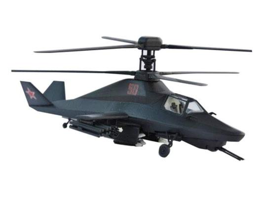 Модель Сборная ZVEZDA Вертолет-невидимка Российиский "Черный призрак", подарочный набор, 1:72