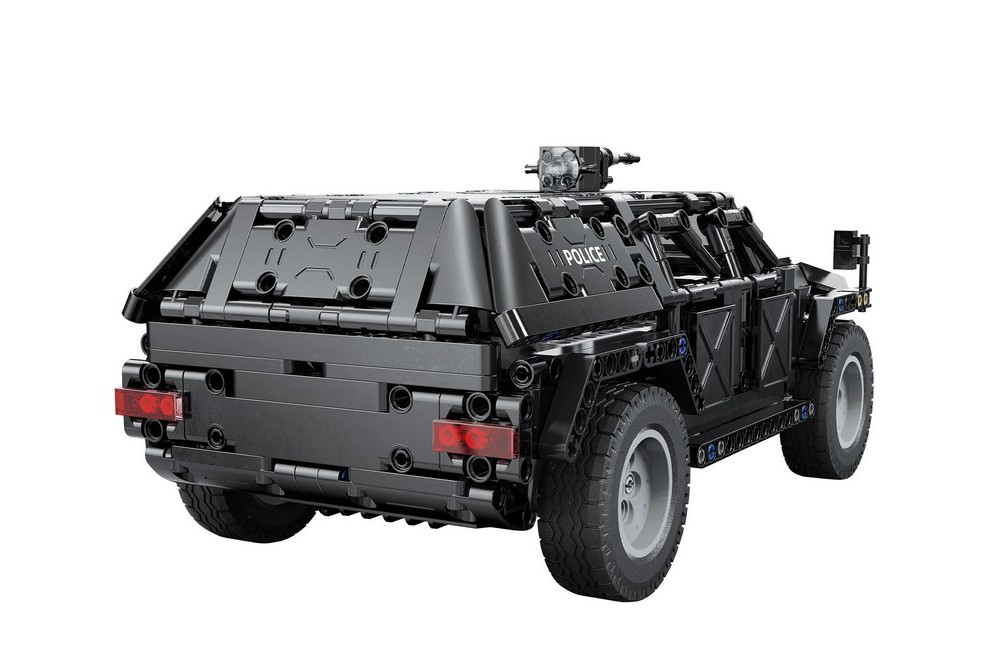 Радиоуправляемый конструктор CADA бронированный внедорожник Fierce Warrior SUV 1/12 (561 деталь) - C51207W