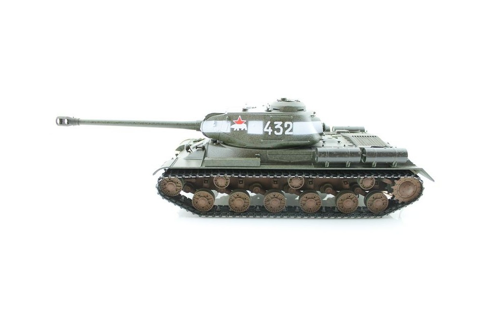 Радиоуправляемый танк Taigen ИС-2 зеленый, (для ИК танкового боя) V3 2.4G - TG3928-1G-IR3.0