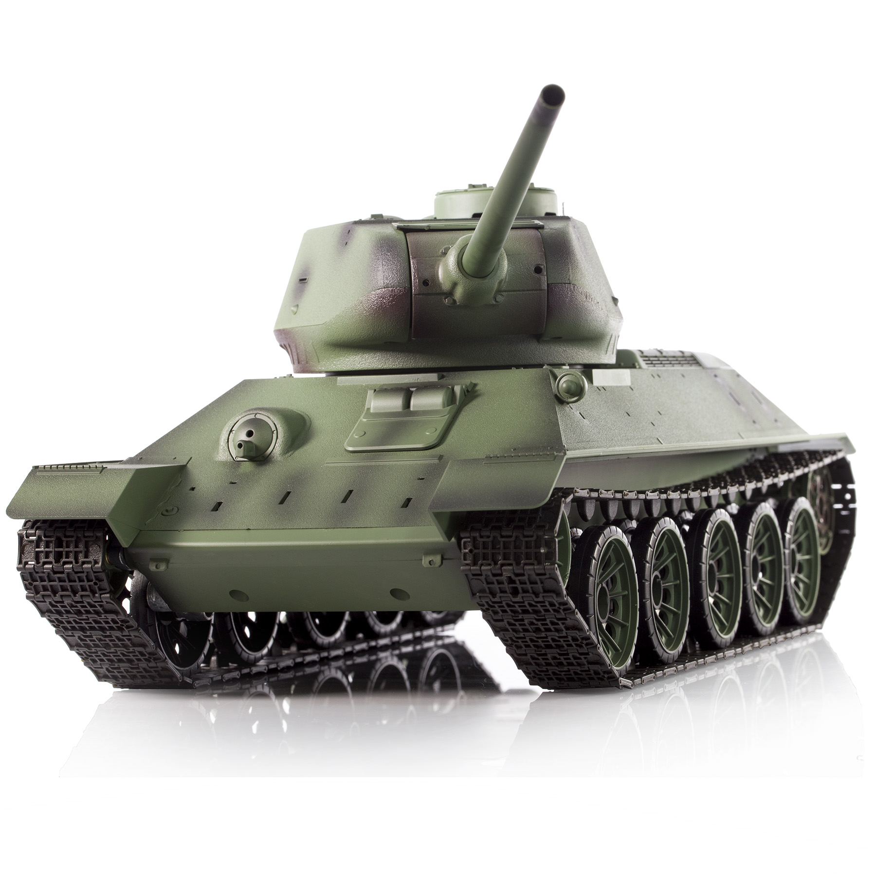 Радиоуправляемый танк Heng Long Russia T34-85 масштаб 1:16 2.4G - 3909-1Upg V7.0
