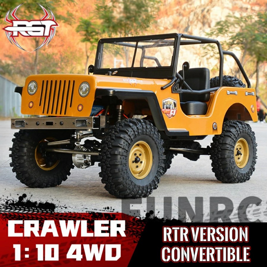 Радиоуправляемая машина краулер RGT Jeep 4WD RTR масштаб 1:10 2.4G - EX86010-CJ|R86220-1