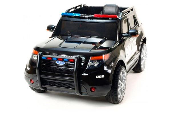 Детский электромобиль Ford Explorer Police Black 12V 2.4G- CH9935