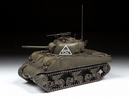 Модель сборная ZVEZDA Американский танк М4А2 Шерман , 1:35