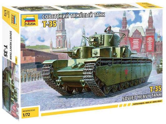 Модель Сборная ZVEZDA Советский тяжёлый танк Т-35, 1:72