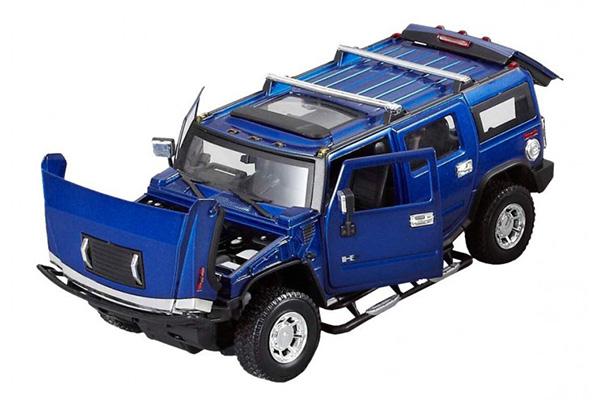 Радиоуправляемая машина джип MZ Model Hummer H2 масштаб 1:24 Meizhi 25020A-BLUE