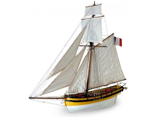 Сборная модель из дерева корабля Artesania Latina LE RENARD 2012, 1/50