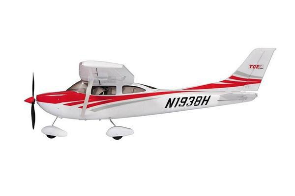 Радиоуправляемый самолет Top RC Cessna 182 красный 2.4G 4-ch LiPo RTF Top056C