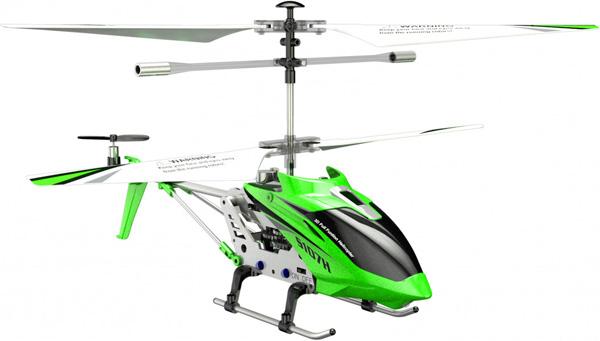 Радиоуправляемый вертолет Syma S107H Green 2.4G с функцией зависания SYMA-S107H-GREEN
