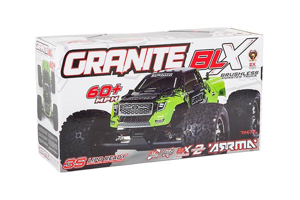 Монстр Arrma Granite BLX 2WD RTR масштаб 1:10 2.4G - AR102541  Купить  Монстр Arrma Granite BLX 2WD RTR масштаб 1:10 2.4G - AR102541 в интернет  магазине