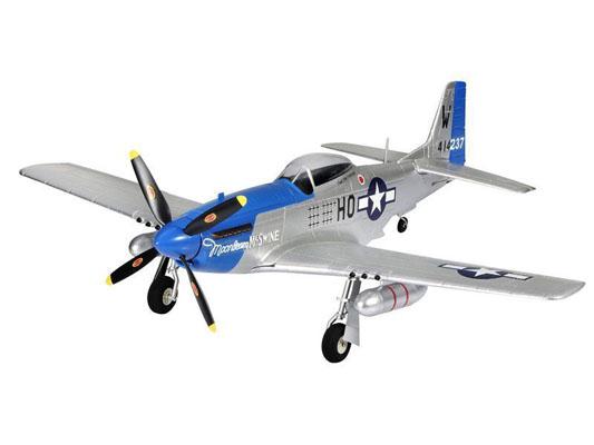 Радиоуправляемый самолет Top RC P-51D синий 750мм 2.4G 4-ch LiPo RTF Top018C