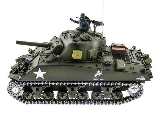 Радиоуправляемый танк Heng Long U.S. M4A3 Sherman 1:16 - 3898-1 V7.0