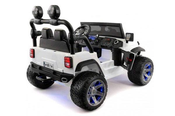 Детский электромобиль Jeep Wrangler White 2WD - SX1718-S