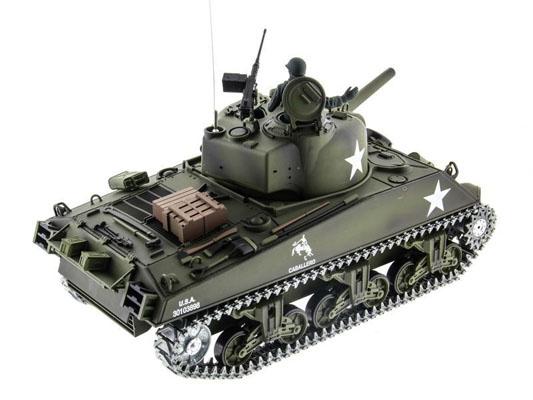 Радиоуправляемый танк Heng Long U.S. M4A3 Sherman 1:16 - 3898-1 V7.0