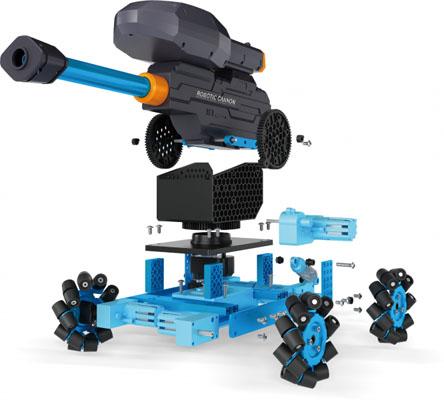 Радиоуправляемый конструктор-робот BKN DIY с водяной пушкой - HN-K7-DIY
