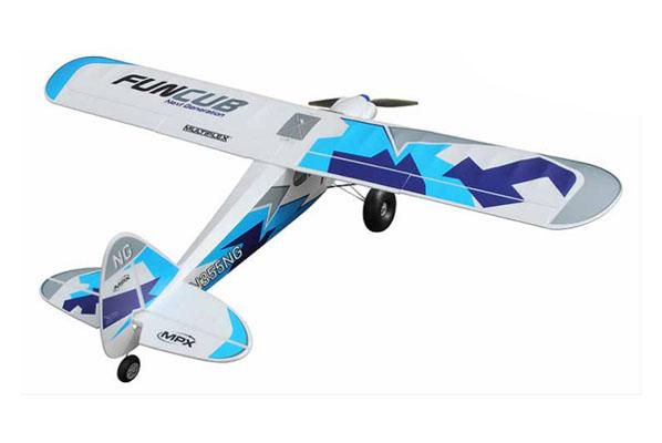 Радиоуправляемый самолет Multiplex FUNCUB NG blue KIT - MPX-1-01525