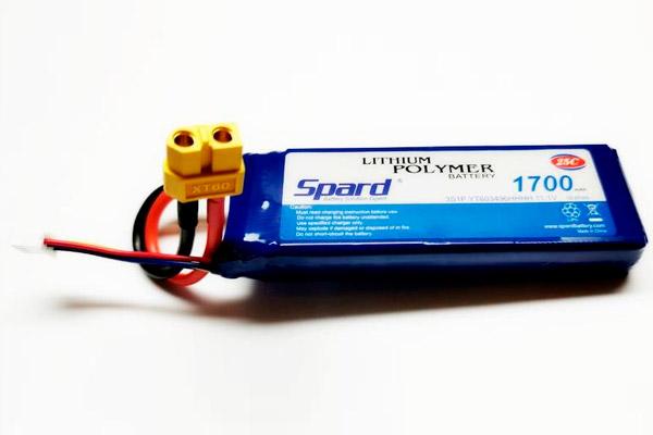 Аккумулятор Li-Po Spard 1700mAh, 11,1V, 25C, XT60. YT81303