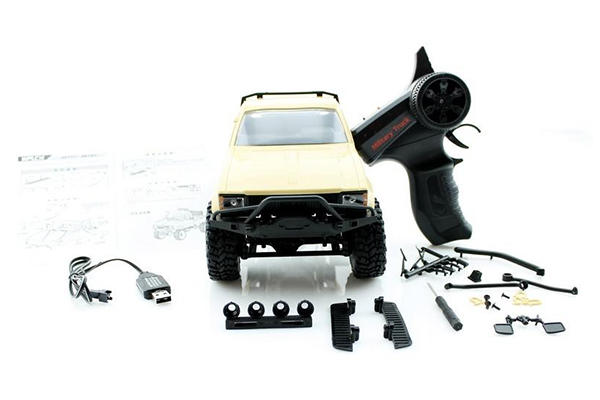 Радиоуправляемая машина WPL трофи краулер 1:16 4WD WPLC-14-Yellow