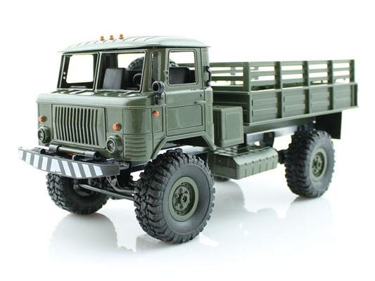 Радиоуправляемая грузовая машина WPL ГАЗ-66 B-24KM-G (зеленая) 4WD 1:16 KIT