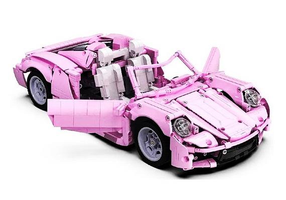 Конструктор CaDA спортивный автомобиль Pink Holiday 1/12 (1181 деталь) C61029W