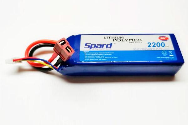 Аккумулятор Li-Po Spard 2200mAh, 11,1V, 30C, T‐plug. Y803496PH