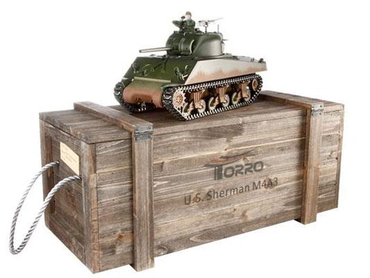 Радиоуправляемый танк Torro Sherman M4A3, ИК-пушка 1/16 2.4G - TR1112400762