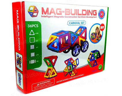 Магнитный конструктор Mag-Building 36 деталей