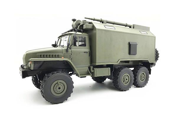 Радиоуправляемый внедорожник HENG LONG Советский военный грузовик Урал 4WD RTR масштаб 1:16 2.4G - HL3853B