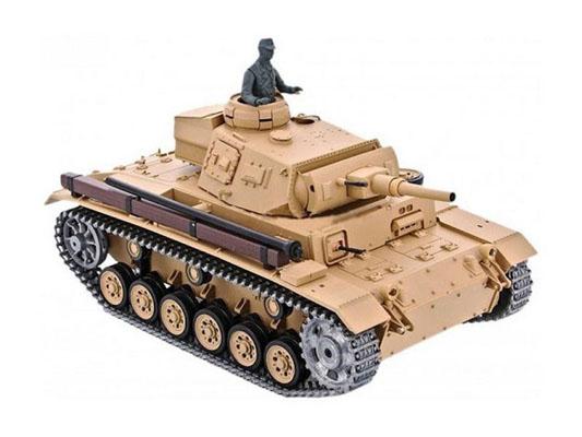 Радиоуправляемый танк Heng Long Panzer III type H Pro 1:16 - 3849-1Pro V7.0