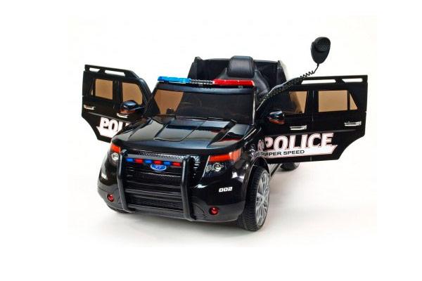 Детский электромобиль Ford Explorer Police Black 12V 2.4G- CH9935