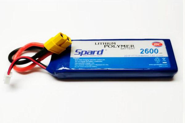 Аккумулятор Li-Po Spard 2600mAh, 7,4V, 25C, XT60. YT81203