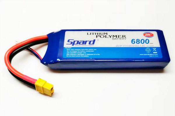 Аккумулятор Li-Po Spard 6800mAh, 7,4V, 20C, XT60. YT81202