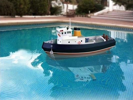 Собранная модель корабля из дерева Artesania Latina Tugboat "SAMSON", 1/15