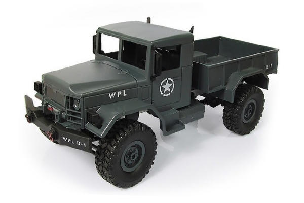 WPL Military Truck 4WD 1:16 Серый WPLB-14-Blue