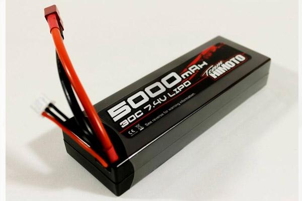 Аккумулятор Li-Po Himoto 5000mAh, 7,4V, 30C, T‐plug. LP7450