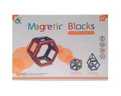 Магнитный конструктор Magnetic Blocks 8 деталей