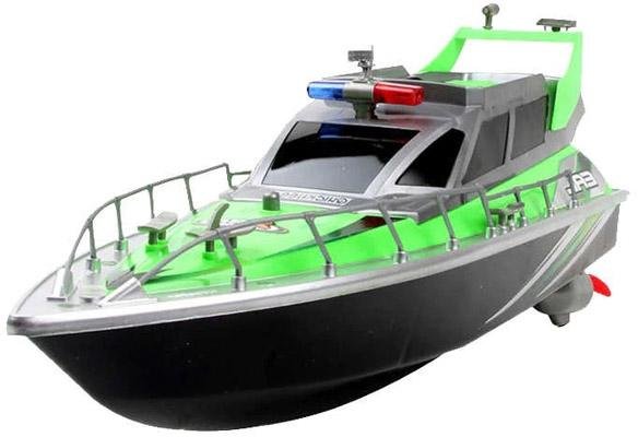 Радиоуправляемый полицейский катер 1:20 Heng Tai - HT-2875B-GREEN