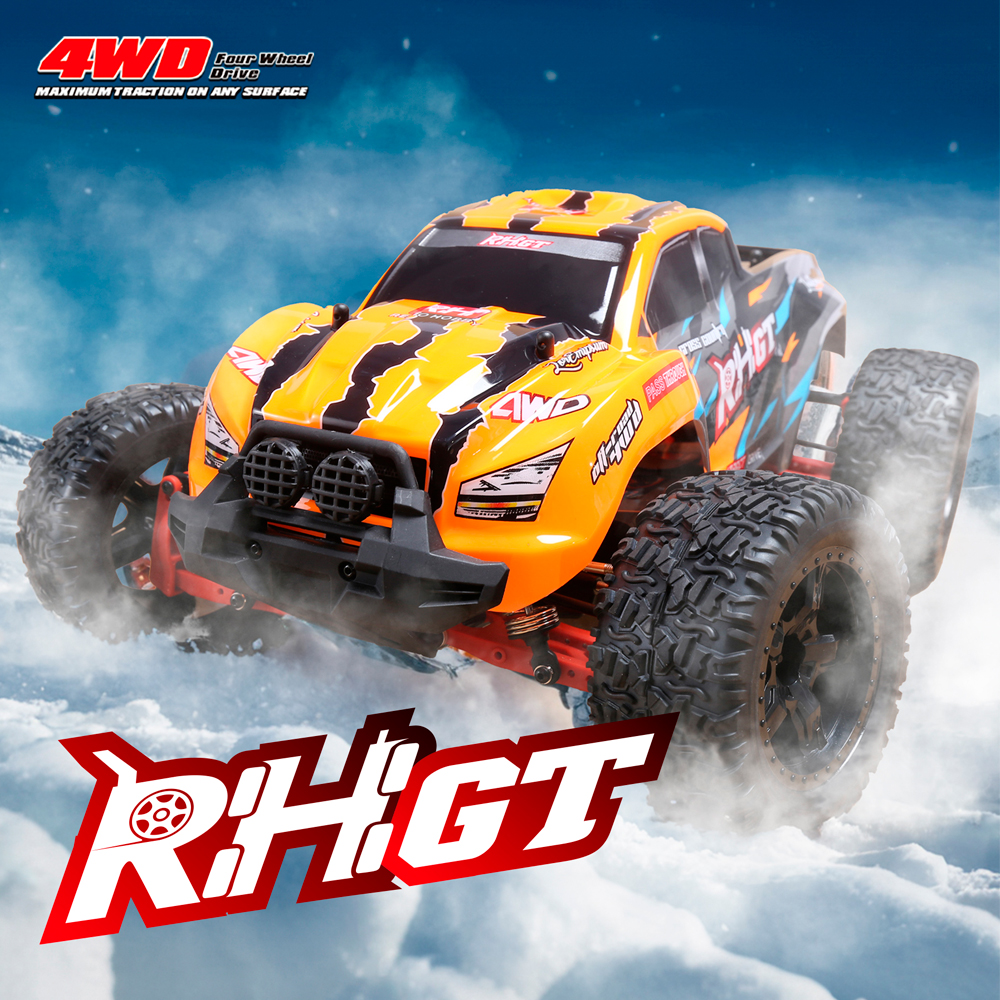 Радиоуправляемая машина монстр Remo Hobby SCALE 4WD OFF-ROAD 1:10 Brushless RTR 2.4G  RH1036 GT Green