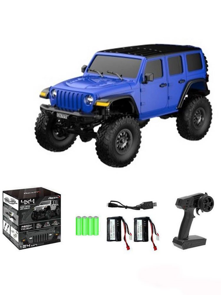 Радиоуправляемый краулер Volantex RC 787-1 синий 4WD 2.4G 1/24 RTR - EXA78701RBB2