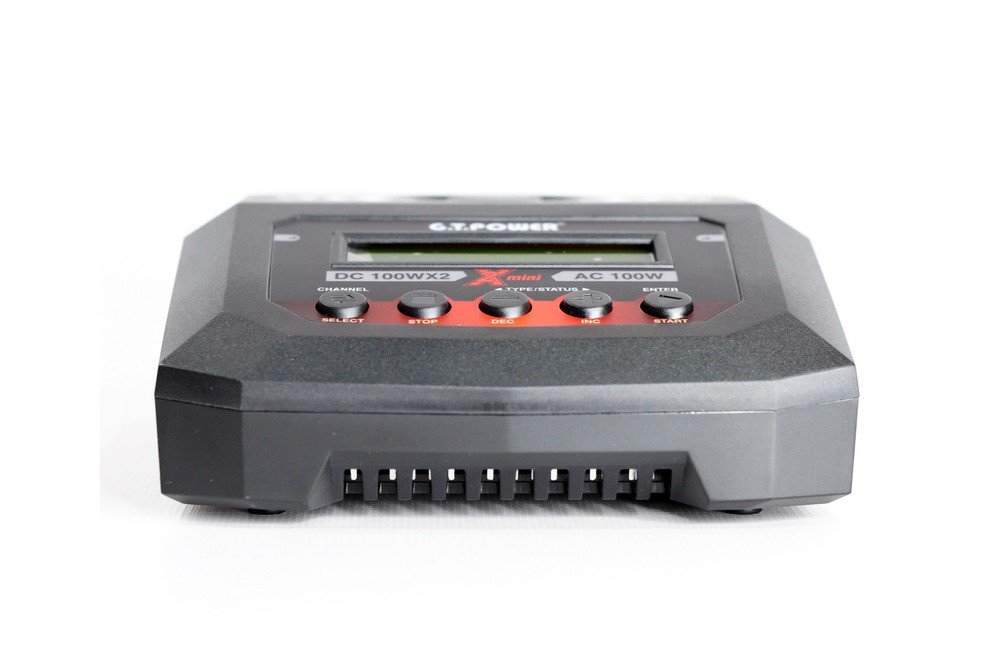 Универсальное зарядное устройство G.T.Power X2MINI Dual Power 19-26/220В, 10Aх2 - GTP-X2MINI
