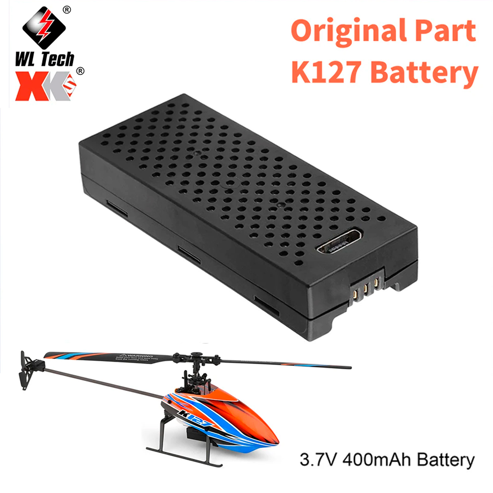 Аккумулятор WLtoys XK K127, 3,7 в, 400 мah, 20C Li-Po