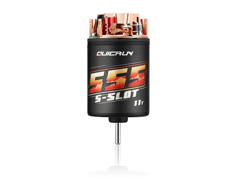 Коллекторный мотор Hobbywing QUICRUN Brushed 555-11T (11TKV, 3,175/16,2мм, 1/10) - HW-30404315