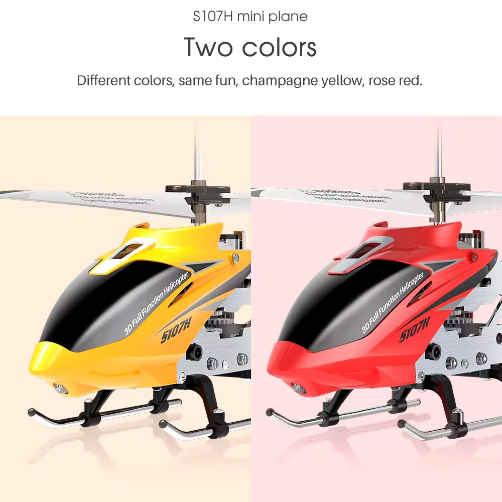 Радиоуправляемый вертолет Syma S107H RTF 2.4G - SYMA-S107H-Y