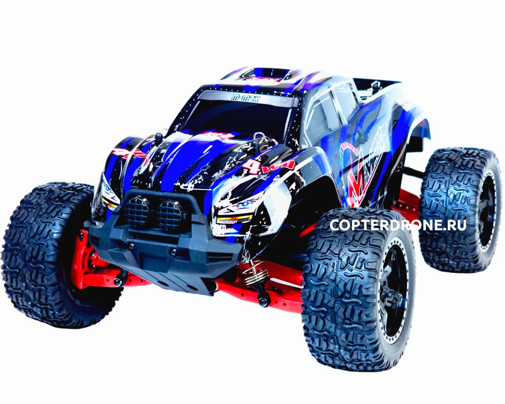 Радиоуправляемая машина монстр Remo Hobby MMAX UPGRADE 4WD 2.4G 1:10 RTR RH1031UPG-BLUE