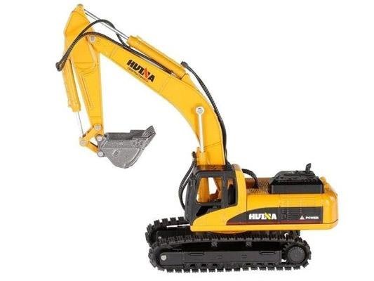 Металлический экскаватор с ковшом и самосвал Hui Na Toys 1/50 - HN1611