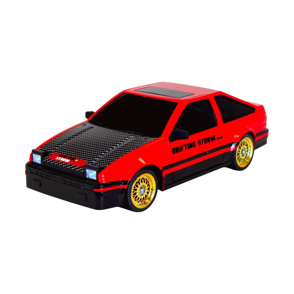 Радиоуправляемая машина для дрифта CS Toys Toyota AE86 1:14 (4WD 2.4Ghz фары + сменные колеса) - DC205A