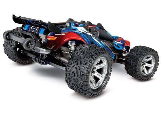 Радиоуправляемая трагги Traxxas Rustler 4X4 VX TSM 4WD 1:10 - TRA67076-4-BL