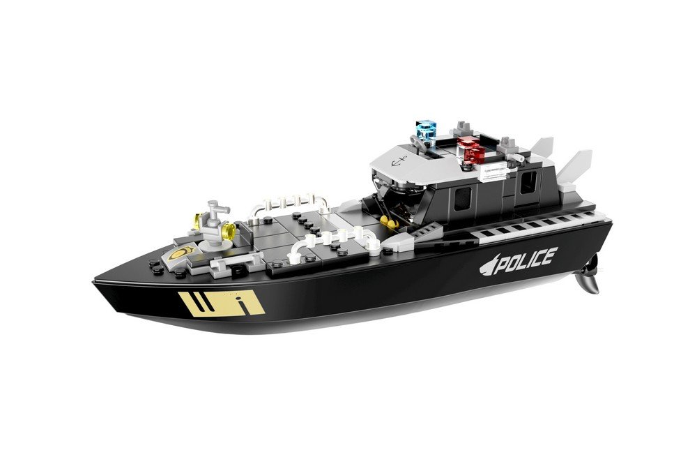 Радиоуправляемый конструктор Flytec V103 Катер 2 в 1 2.4G RTR, 169 элементов - Flytec-V103