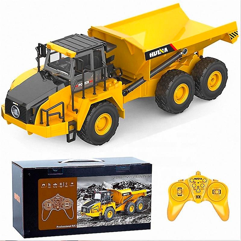 Радиоуправляемый грузовик карьерный самосвал HUI NA TOYS масштаб 1:16 2.4G - HN1553
