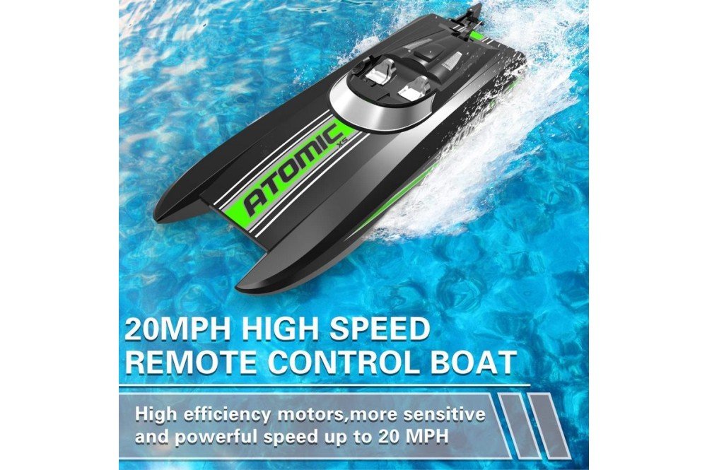 Радиоуправляемый катер Volantex RC AtomicXS черный 2.4G RTR - EXA79505RG